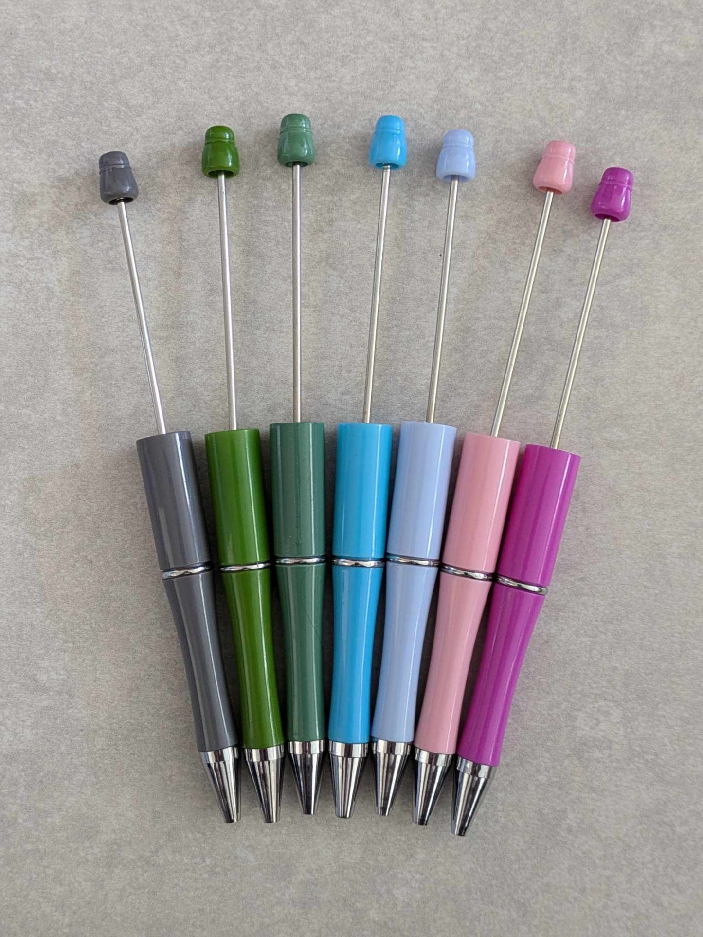 Beadable Pens - Set of 7 - Variety M