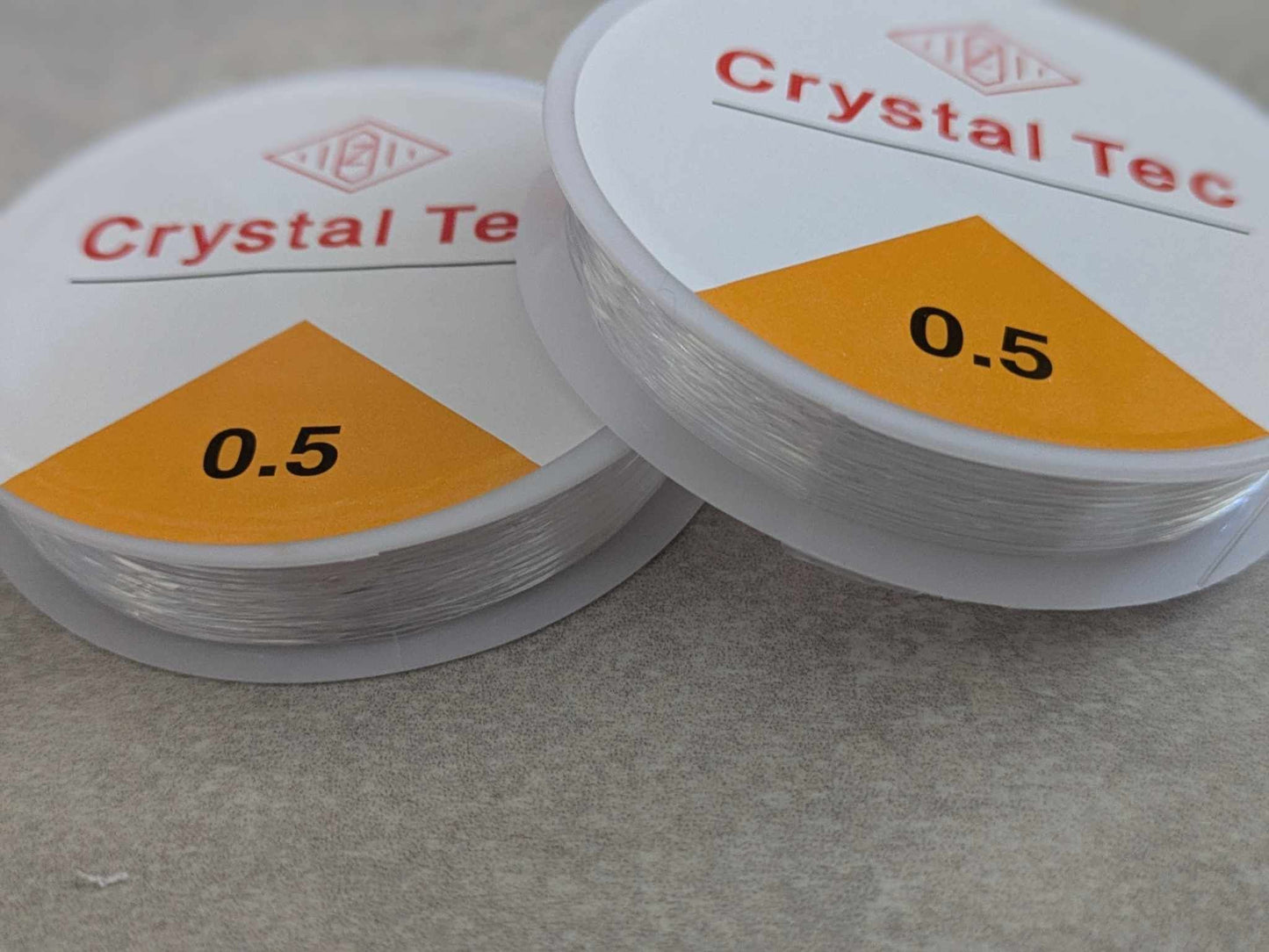 Crystal Tec Thick Crystal Elastic Beading Cord - .5mm thick