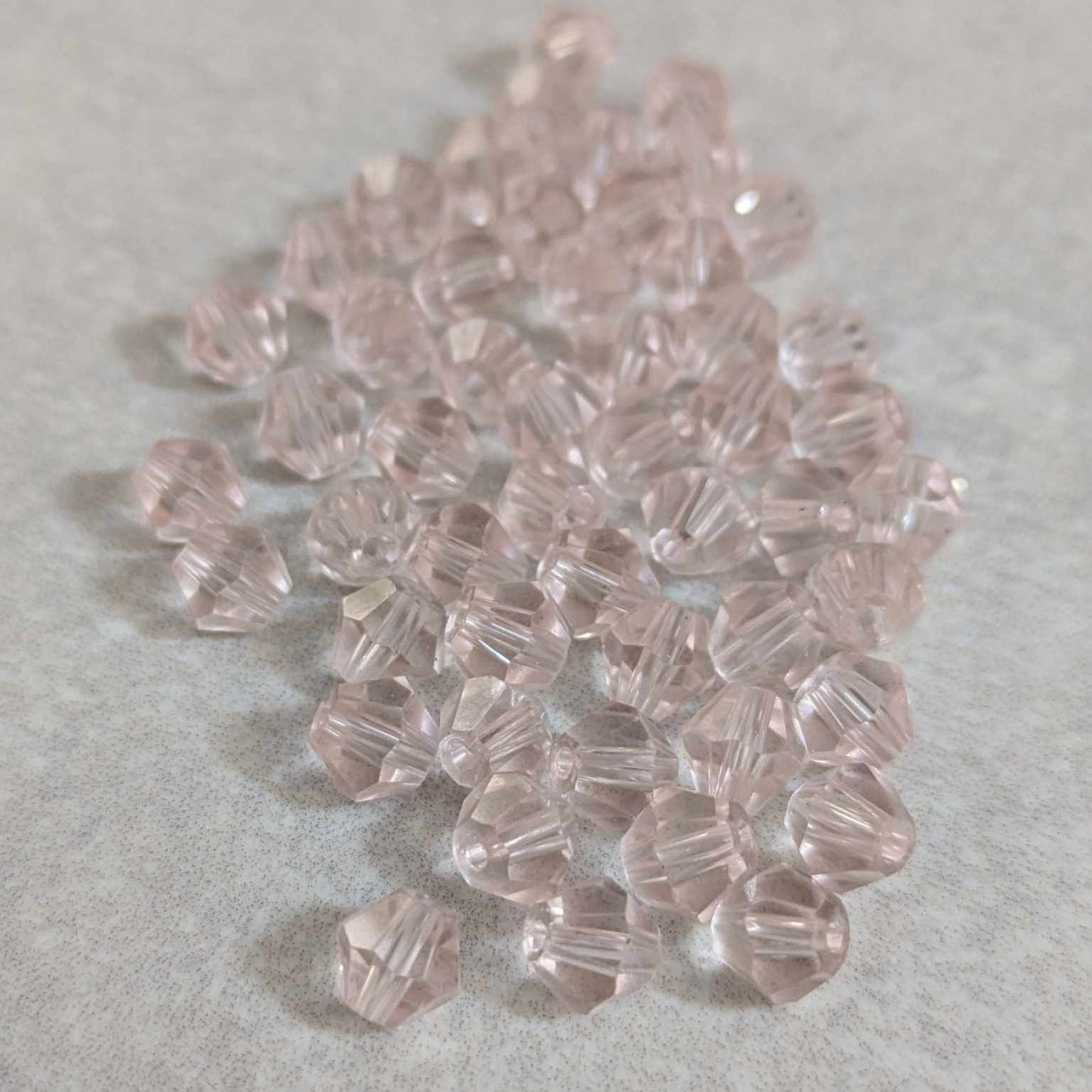 4mm Bicone Beads - Pink - 300 pcs