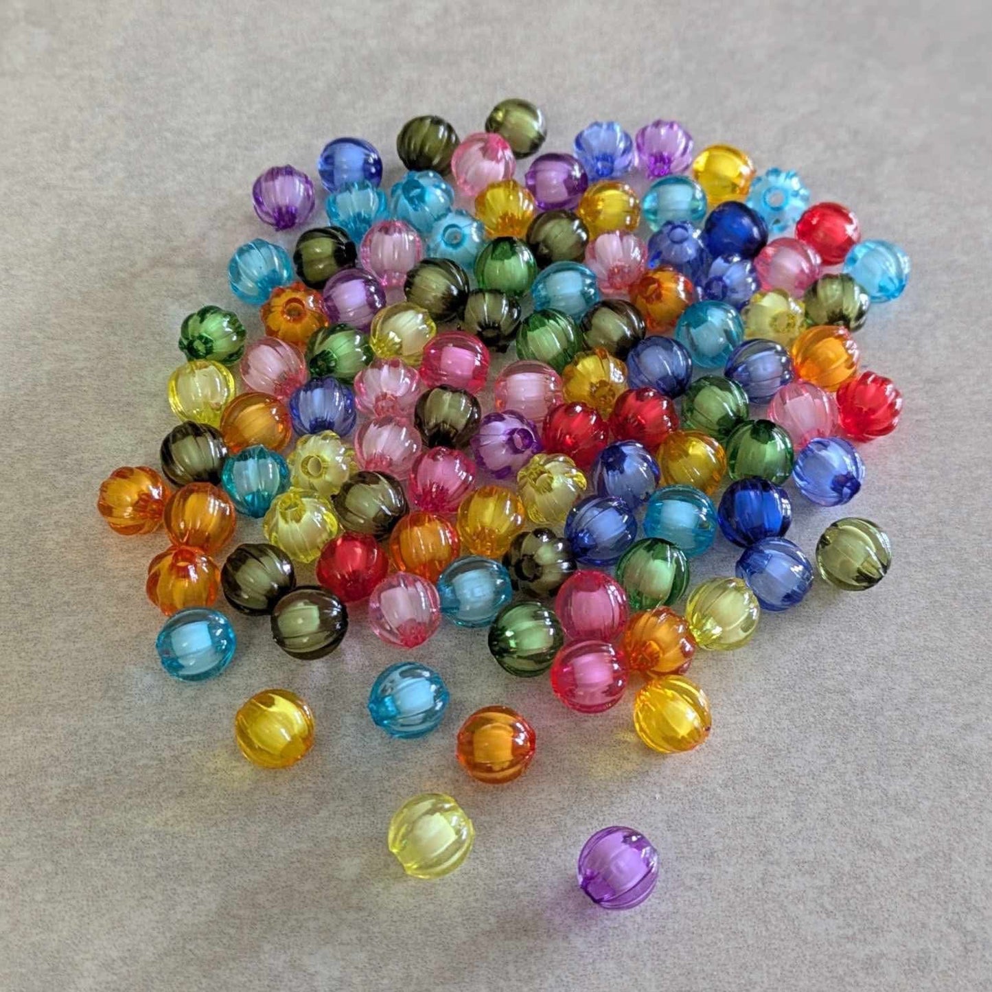 8mm Watermelon Beads - Assorted Colors