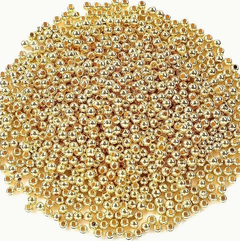 4mm Golden CCB Beads - 300 pcs