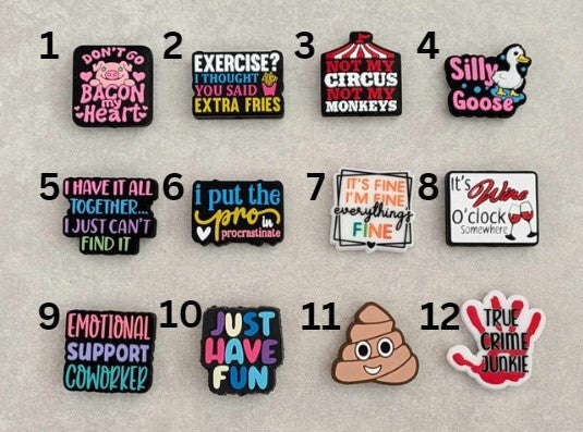 Fun Silicone Focal Beads