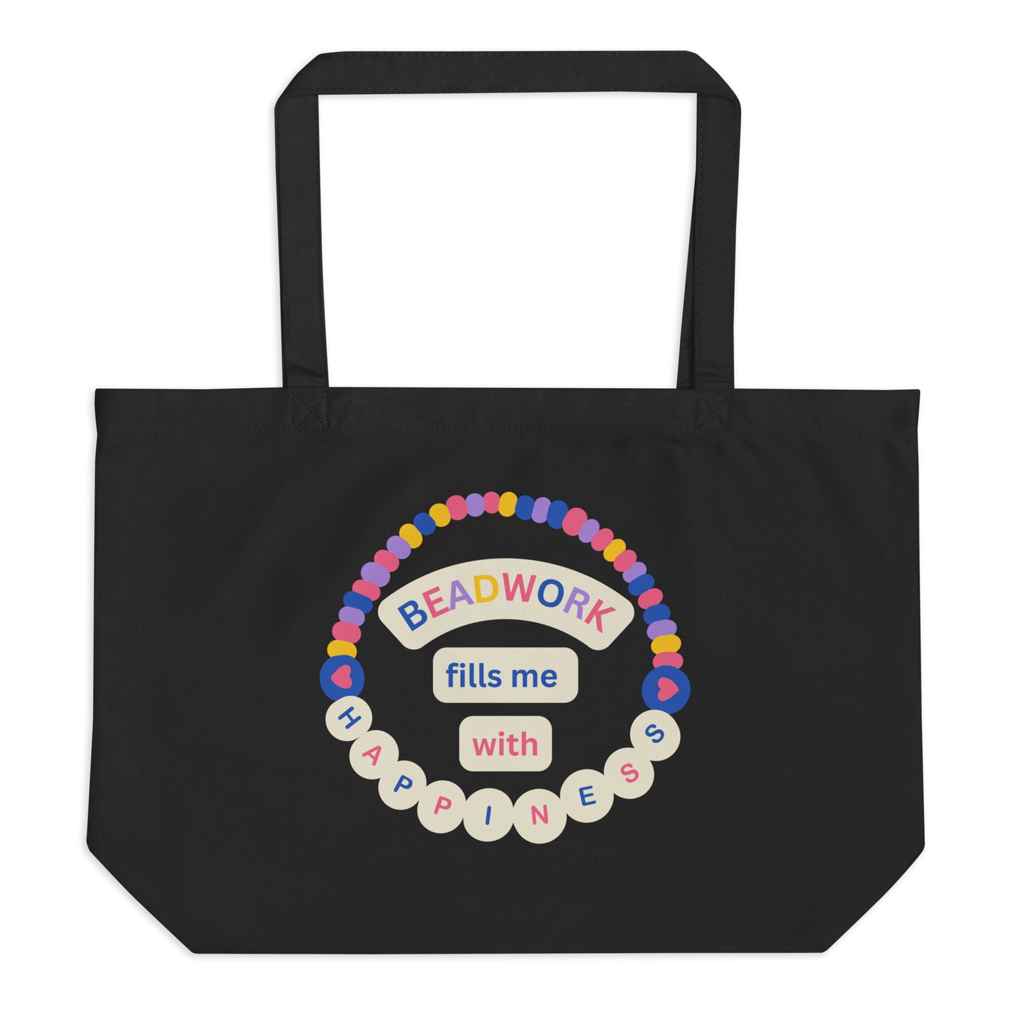 Large organic tote bag