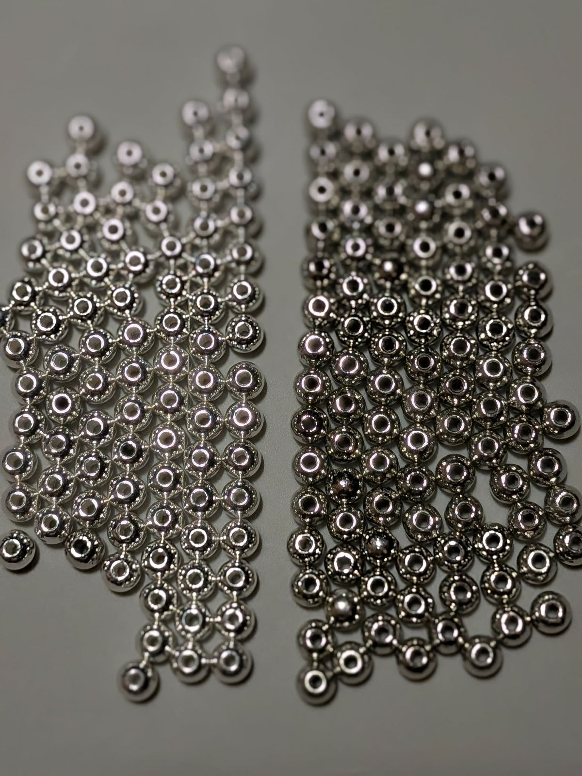 6mm SIlvery or White K CCB Beads - 200 pcs