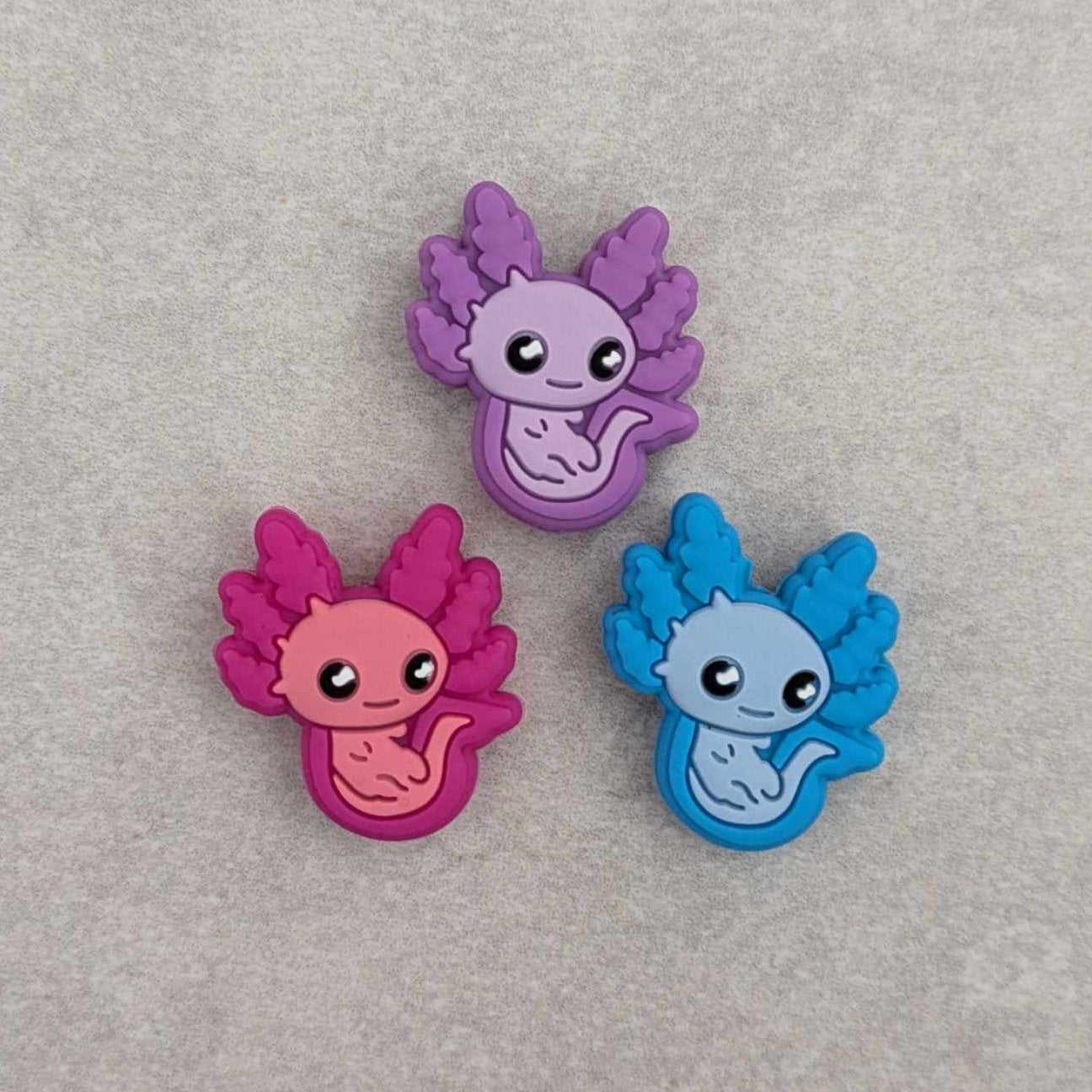 Axolotl Silicone Focal Bead Set - 3 pcs