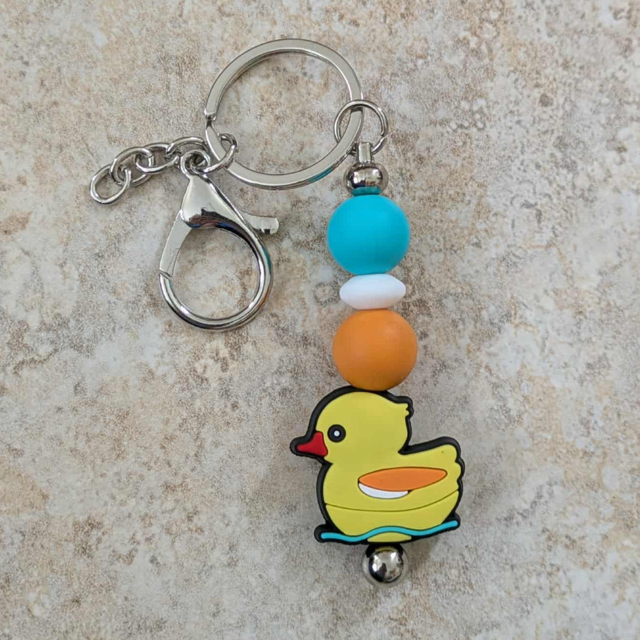 Duck in a Pond Keychain