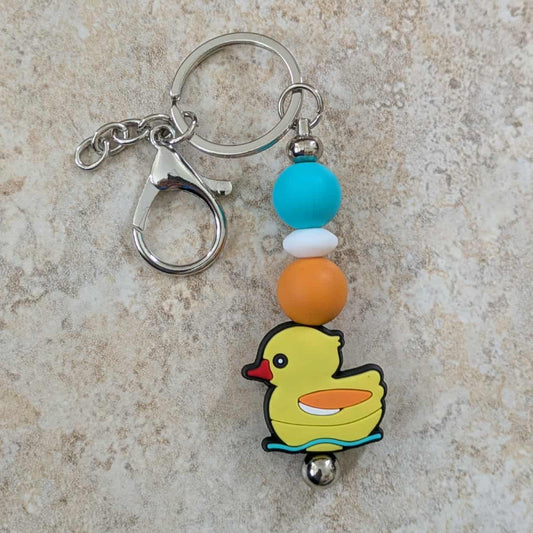 Duck in a Pond Keychain
