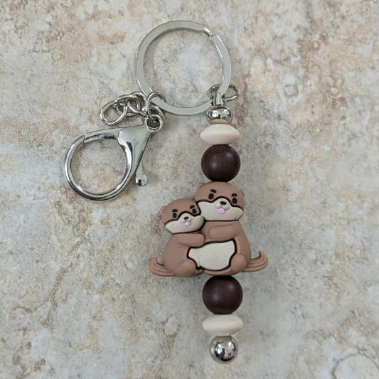 Otters Keychain