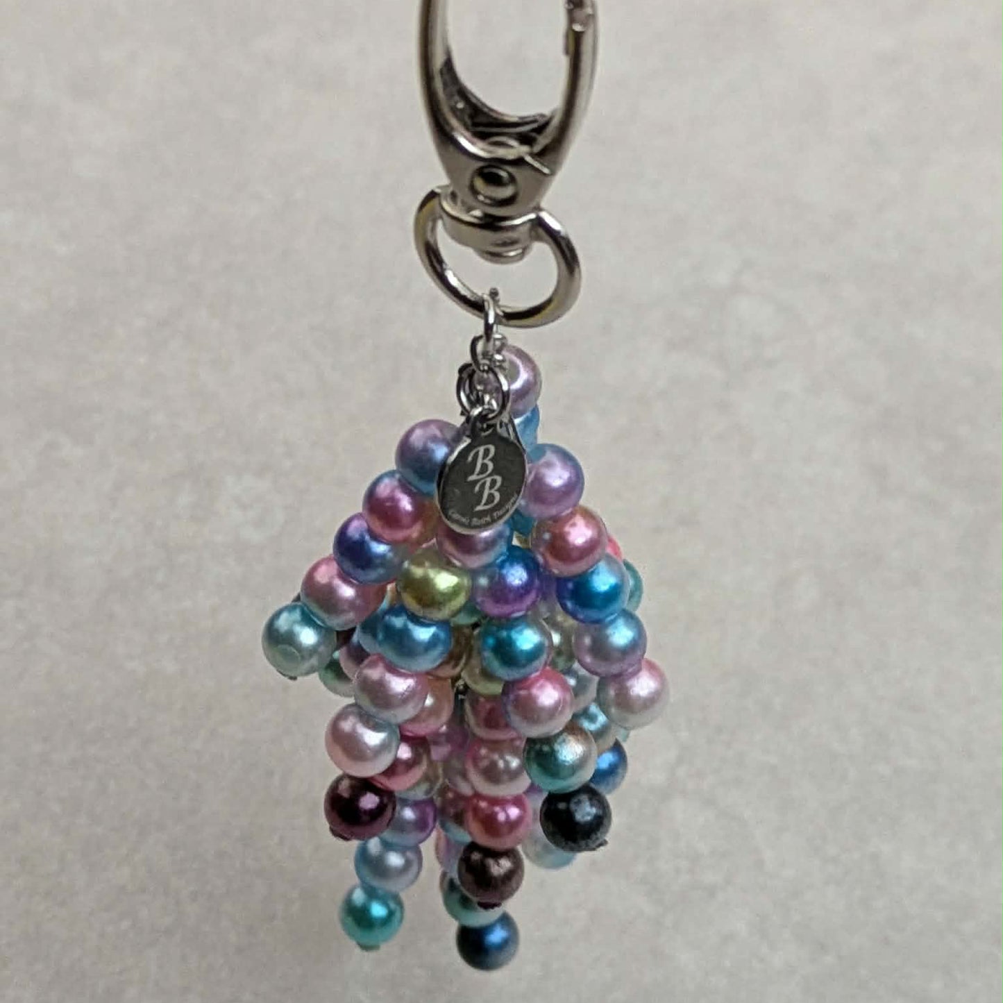 Cascading Beaded Bag Charm