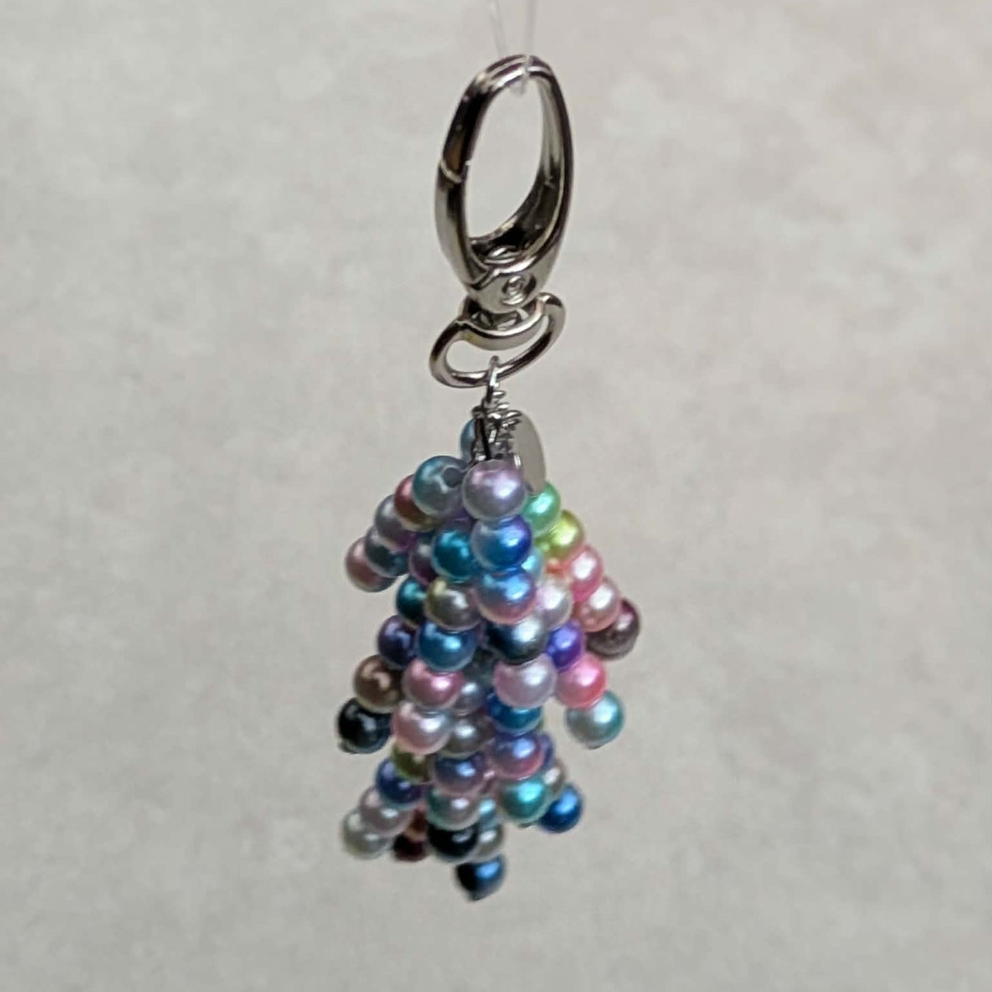 Cascading Beaded Bag Charm
