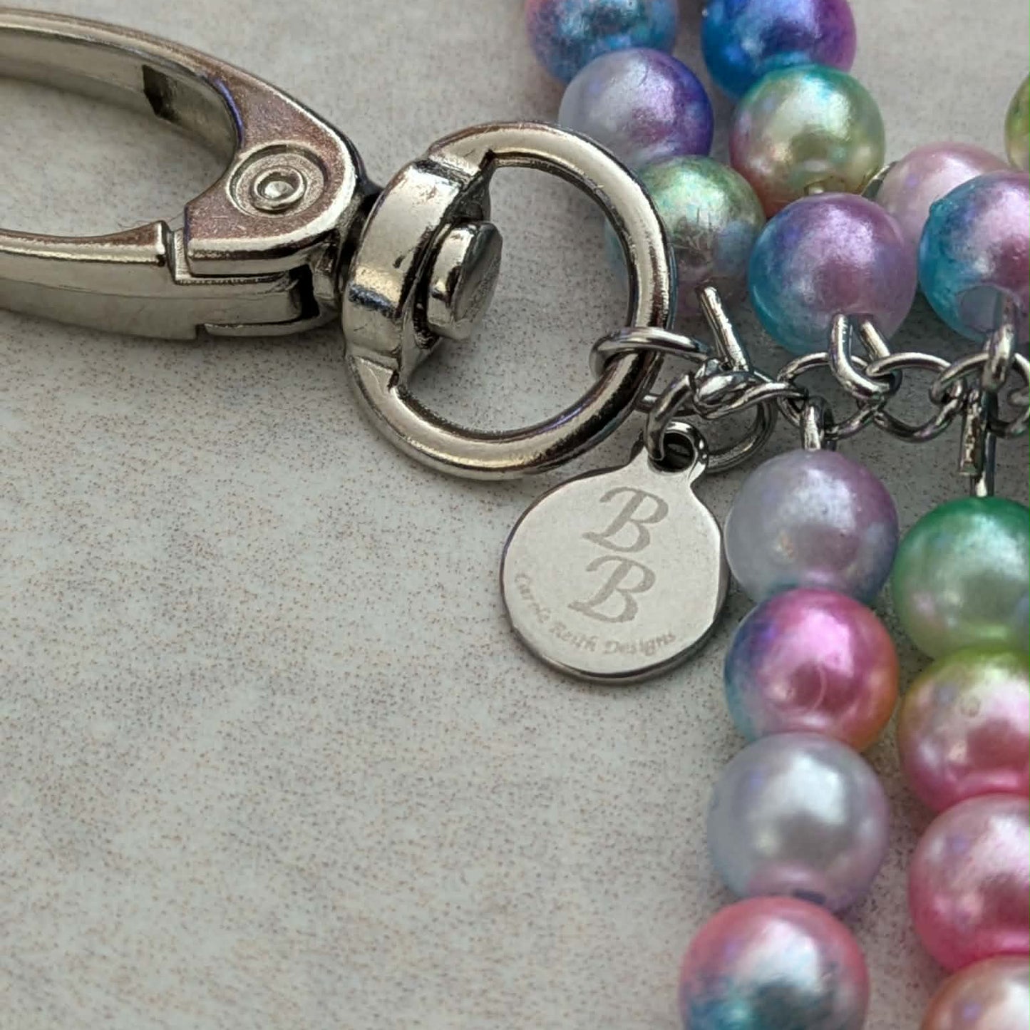 Cascading Beaded Bag Charm