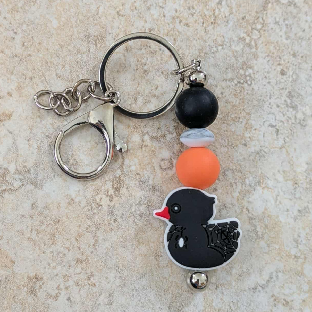 Halloween Duck Keychain
