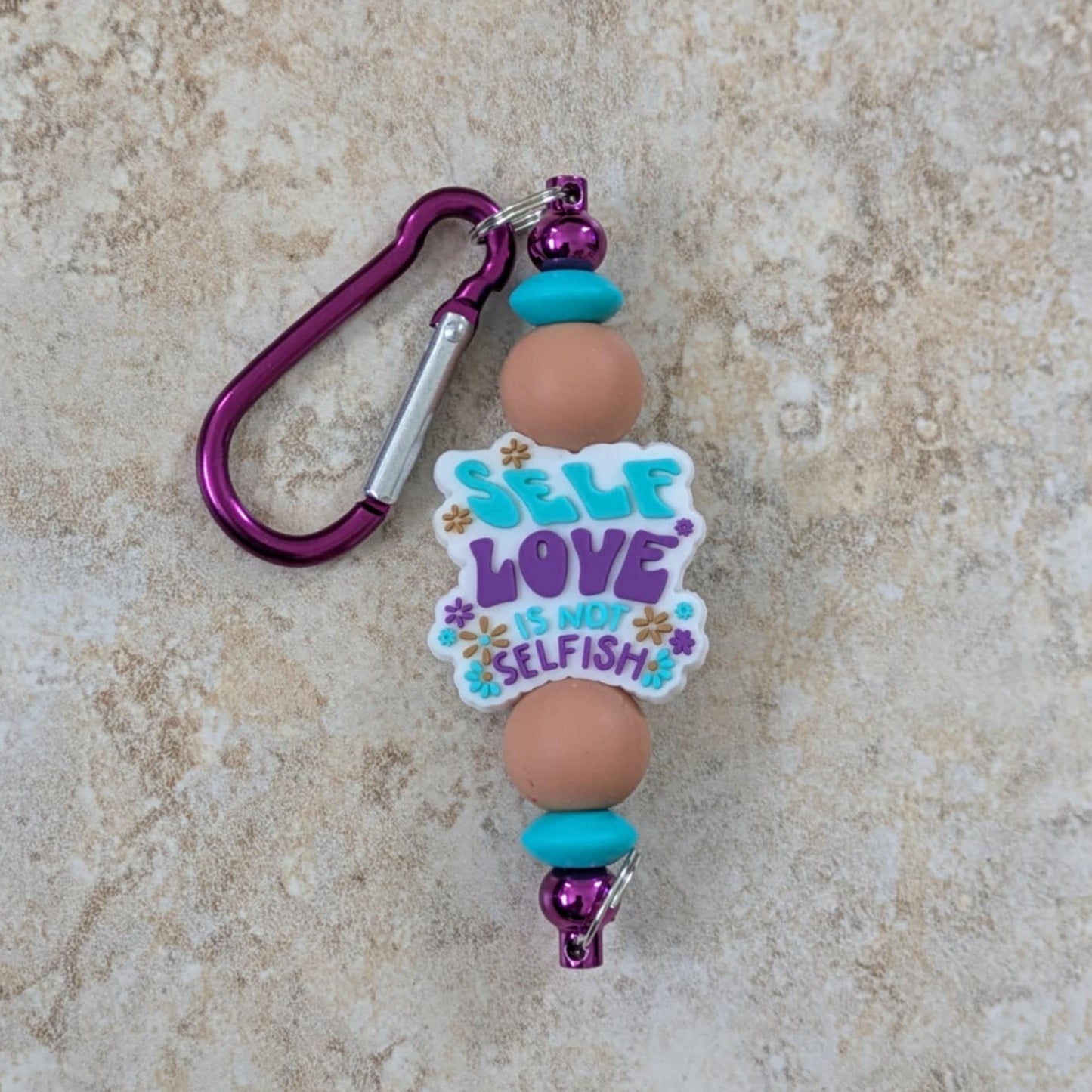 Self Love Is Not Selfish Keychain