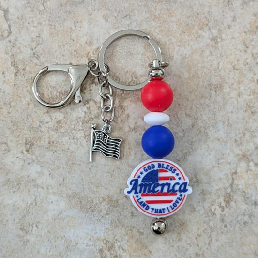 American Pride Keychain