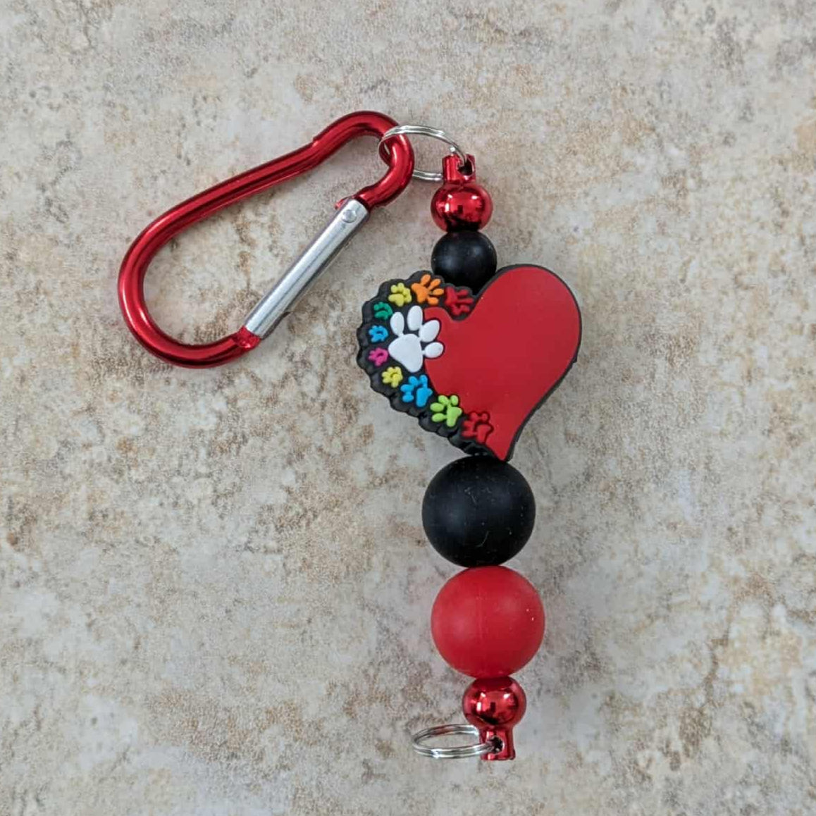 Heart Paws Keychain