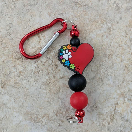 Heart Paws Keychain
